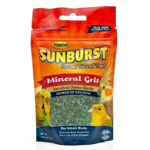 Higgins sunburst parrot top food